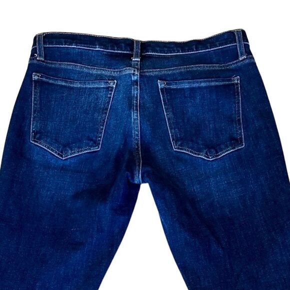 Banana Republic Womens Raw Hem Stretch Dark Wash Jeans Size 28 (4) - Picture 6 of 11